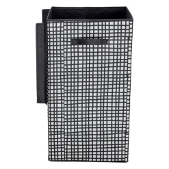 Canasto plegable para la ropa con tapa 35x35x64 cm