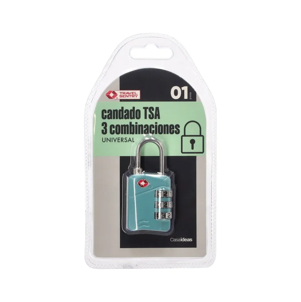 Candado TSA 3 combinaciones