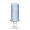 Candelabro de vidrio bajo 9x7 cm