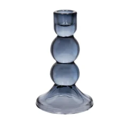 Candelabro perfil de vidrio vela dinner 9x13,3 cm