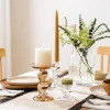 Candelabro perfil de vidrio 15,5x9,5 cm