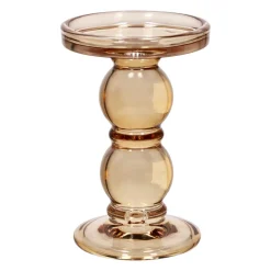 Candelabro perfil de vidrio 15,5x9,5 cm