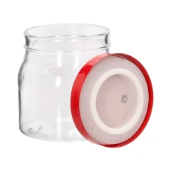 Canister de vidrio con tapa de metal 600 ml