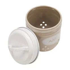 Canister enlozado para ajo