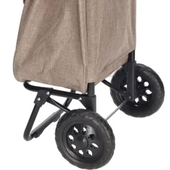Carro de compras plegable con bolsillo 36 L