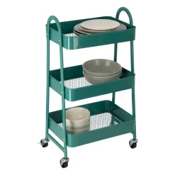 Carro multiuso de 3 niveles 45x30,6x79,5 cm