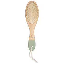 Cepillo para pelo de madera