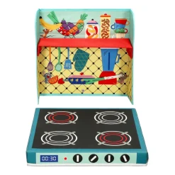 Cocina organizadora de juguetes 34x34x70 cm