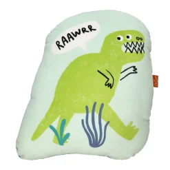 Cojín con estampado dinosaurio 45x40 cm