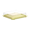 Contenedor de queso de melamina 16x3,5 cm