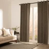 Cortina blackout chenille ojetillos 140x240 cm