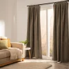 Cortina blackout chenille presillas 140x240 cm