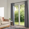 Cortina blackout con ojetillos tweed 140x240 cm