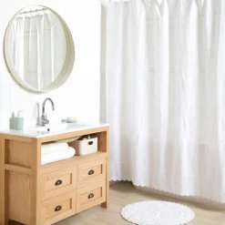 Cortina de baño bordada Altezzo 180x190 cm