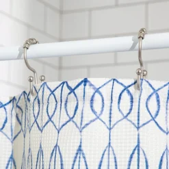 Cortina de baño waffle texturizada 180x180 cm