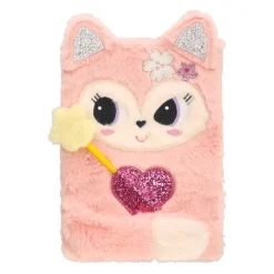 Cuaderno peluche con lápiz