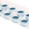 Cubeta para hielo con base de silicona y tapa
