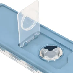 Cubeta para hielo con base de silicona y tapa