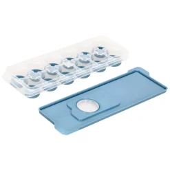 Cubeta para hielo con base de silicona y tapa