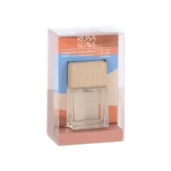 Difusor de aroma con botellita rosa suave 10 ml