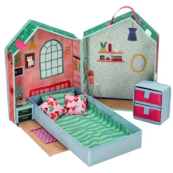 Dormitorio de muñeca 28x18x40 cm