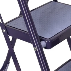 Escalera plegable de metal 71x41x106 cm