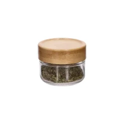 Especiero con tapa de madera 85 ml