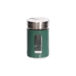 Especiero de vidrio con tapa de acero inoxidable 90 ml