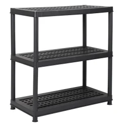 Estante de Plástico PP 3 Repisas 90x44x91 cm