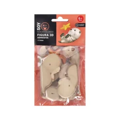 Figura 3D adhesiva de animal