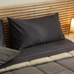 Funda de almohada algodón satín 240 hilos50 X 90