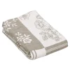 Funda de almohadón de algodón bordado 70x50 cm