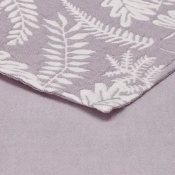 Funda de almohadón de algodón bordado 70x50 cm