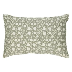 Funda de almohadón seersucker floral 70x50 cm