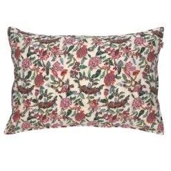 Funda de almohadón seersucker floral 70x50 cm