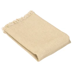 Funda de cojín de algodón mini waffle 45x45 cm