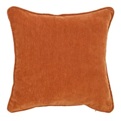 Funda de cojín terciopelo liso 45x45 cm
