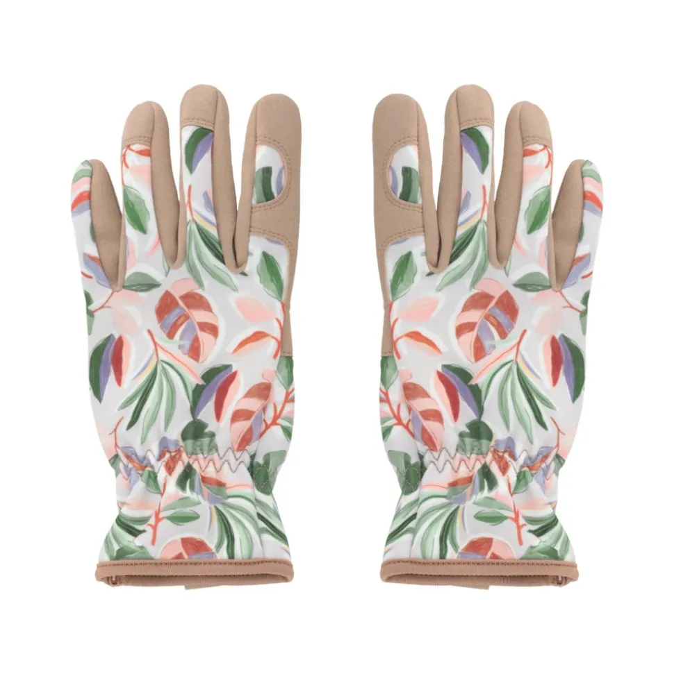 Guantes de jardín con estampado