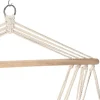Hamaca tipo silla con apoya brazo de madera 50x50x100 cm