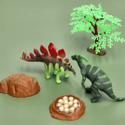 Huevo de dinosaurios con 13 juguetes