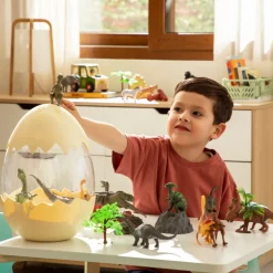 Huevo de dinosaurios con 24 juguetes