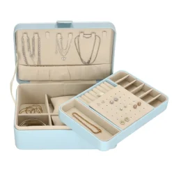 Joyero organizador tipo estuche 24x16x9 cm