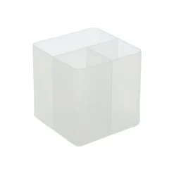 Lapicero plástico transparente 10,2x10,2x10,2 cm