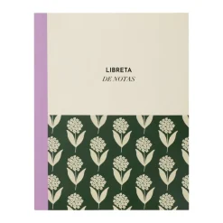 Libreta con lomo y tapa de papel 140 hojas 16,5x1,5x21 cm