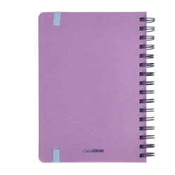 Libreta de tela con espiral 120 hojas líneas