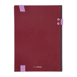 Libreta de tela con portaboligrafo 176 hojas líneas