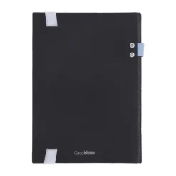 Libreta de tela con portaboligrafo 176 hojas puntos