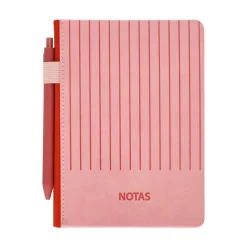 Libreta grande con lápiz 96 hojas con líneas