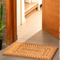 Limpiapies con diseño emboss 75x45 cm