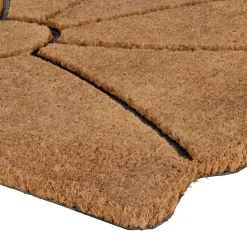 Limpiapies con forma de hoja 75x45 cm
